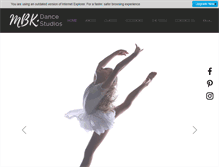 Tablet Screenshot of mbkdance.com.au